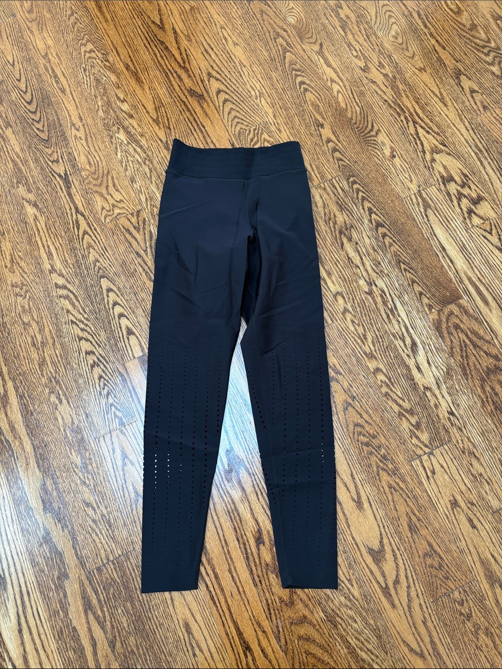 Black Ultracor M Laser-Cut High-Waist Leggings